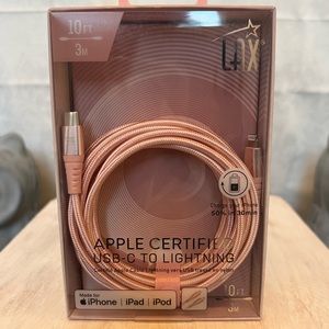 LAX Lightning to USB-C Lightning Cable